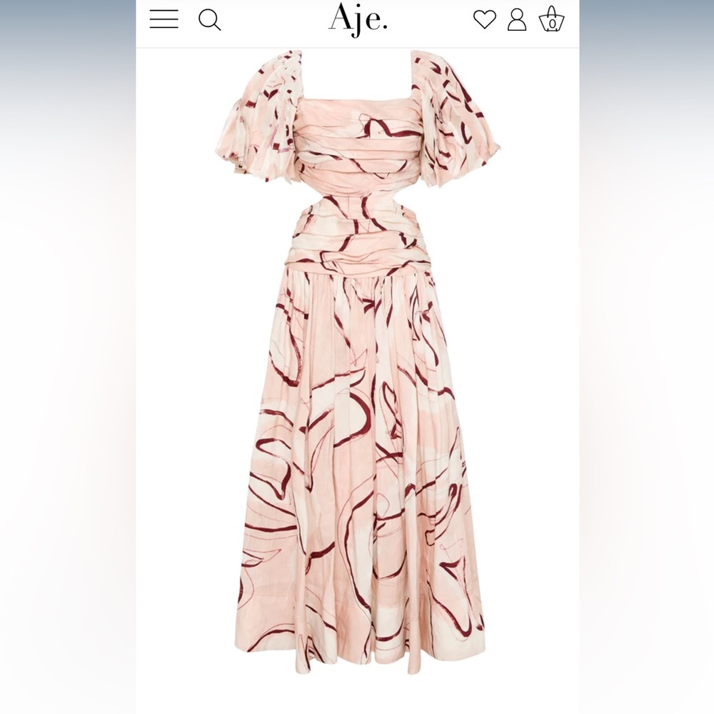 Aje Marianne Midi Dress US 4